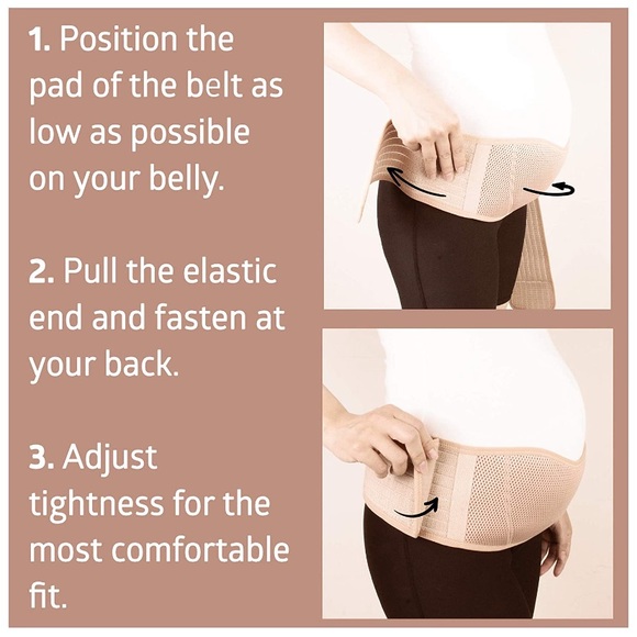 NIB Azmed Maternity Belt Pregnancy Back Support - Picture 2 of 16